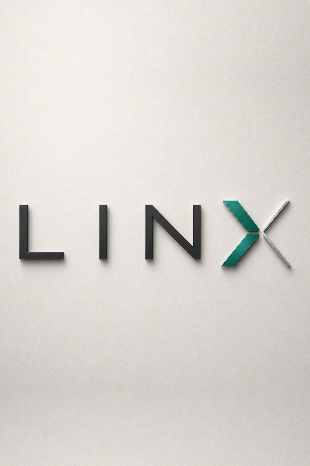 Linx wordmark with the teal Linx X symbol